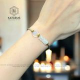  Vòng Dây Cáp Đá Moon Mix Ngũ Điếu Và Túi Tiền Kim Bảo (Kim, Thủy) 