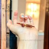  Vòng Dây Cáp Thạch Anh Tóc Đỏ Ngũ Điếu Mix Và Túi Tiền Kim Bảo (Thổ, Hỏa) 