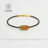  Vòng Dây Cáp Lu Thống Thạch Anh Tóc Vàng (Kim, Thổ) 