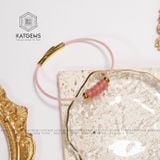  Vòng Dây Cáp Ngũ Điếu Đá Đào Hoa (Hoả, Thổ) 