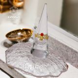  Nhẫn Cửu Nguyệt Long Vàng Trang Sức Đá Mã Não Đỏ (Thổ Hỏa) 