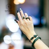  Nhẫn Bản Ngọc Cẩm Thạch Sơn Thủy (Type B) (Không Kén Mệnh) 