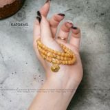  Chuỗi Ngọc Hoàng Phỉ Jade A 6ly Mix Túi Tièn Kim Bảo Và Kim Tiền Vàng Trang Sức (Không Kén Mệnh) 126013 