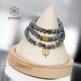  Vòng Chuỗi Ngọc Gà Đen Vip 5.8Ly Jade A Mix Lu Thống, Cỏ Bốn Lá Và charm Kim Tiền Vàng Trang Sức (Không Kén Mệnh) 