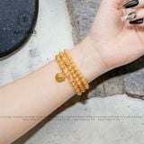  Chuỗi Ngọc Hoàng Phỉ Jade A 6ly Mix Túi Tièn Kim Bảo Và Kim Tiền Vàng Trang Sức (Không Kén Mệnh) 126013 