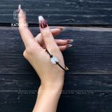  Vòng Dây Cáp Cỏ 4 Lá Đá Moon (Thủy, Kim) 