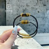  Vòng Dây Cáp Lu Thống Đá Mắt Hổ (Kim, Thổ) 