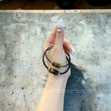  Vòng Dây Cáp Lu Thống Đá Mắt Hổ (Kim, Thổ) 