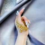  Chuỗi Vòng Thạch Anh Tóc Vàng Vip 6ly Hoa Mẫu Đơn Mix Ngũ Điếu Và Charm Vàng Trang Sức (Hỏa, Thổ) 1-122001 