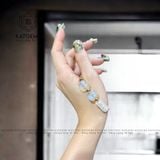  Vòng Dây Cáp Đá Moon Ngũ Điếu Mix Hồ Ly Và Túi Tiền Kim Bảo (Kim, Thủy) 