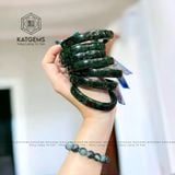  Vòng Ngọc Khối Cẩm Thạch Sơn Thuỷ (Type B) Bản Vip 10ly - 11ly Kèm Kiểm Định (Không Kén Mệnh) 