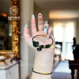  Vòng Tay Dây Cáp Phúc Bảo Như Ý Ngũ Điếu Mix Túi Tiền Kim Bảo, Hồ Ly Ngọc Cẩm Thạch Sơn Thủy (Type B) Và Khánh Cát Tường Vàng Trang Sức (Không Kén Mệnh) 