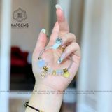  Vòng Dây Cáp Phúc Bảo Như Ý Đá Moon Ngũ Điếu Mix Hồ Ly Và Túi Tiền Kim Bảo Và Khánh Cát Tường Vàng Trang Sức (Kim, Thủy) 