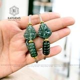  Vòng Dây Cáp Lam Ngọc Ngũ Điếu Mix Bà Chúa Hồ Ly (Không Kén Mệnh) 150525-47 