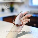  Vòng Dây Cáp Thạch Anh Tóc Đỏ Mix Ngũ Điếu, Lu Thống, Cỏ Bốn Lá Và Bà Hồ Ly (Hỏa, Thổ) 