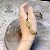  Vòng Dây Cáp Thạch Anh Tóc Vàng Mix Bà Chúa Hồ Ly, Ngũ Điếu Và Bi Kim Tiền Vàng 10K (Kim, Thổ) 
