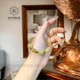  Vòng Dây Cáp Thạch Anh Tóc Vàng Mix Ngũ Điếu, Lu Thống, Cỏ Bốn Lá Và Bà Hồ Ly (Kim, Thổ) 