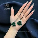  Mặt Phật Di Lặc Ngọc Bọc Bạc (Không Kén Mệnh) 