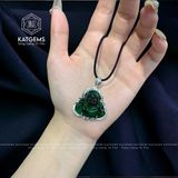  Mặt Phật Di Lặc Ngọc Bọc Bạc (Không Kén Mệnh) 