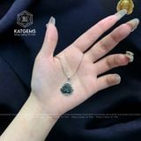  Mặt Phật Di Lặc Ngọc Bọc Bạc (Không Kén Mệnh) 