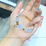  Vòng Dây Cáp Đá Moon Ngũ Điếu Mix Hồ Ly, Túi Tiền Và Lu Thống (Kim, Thủy) 