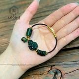  Vòng Dây Cáp Ngọc Cẩm Thạch Sơn Thuỷ (Type B) Ngũ Điếu Mix Hồ Ly, Túi Tiền Lu Thống (Không Kén Mệnh) 