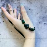  Vòng Dây Cáp Ngọc Cẩm Thạch Sơn Thuỷ (Type B) Ngũ Điếu Mix Hồ Ly, Lu Thống Trơn (Không Kén Mệnh) 