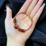  Vòng Dây Cáp Thạch Anh Tóc Đỏ Mix Ngũ Điếu, Lu Thống, Bà Hồ Ly (Thổ, Hỏa) 