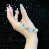  Vòng Dây Cáp Đá Moon Ngũ Điếu Mix Hồ Ly, Cỏ Bốn Lá Và Lu Thống (Kim, Thủy) 