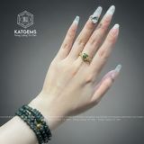  Nhẫn Tỳ Hưu Thiên Lộc Size Mini Đá Tourmaline Các Mệnh 