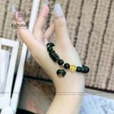  Vòng Ngọc Cẩm Thạch Sơn Thủy (Type B) 8.5ly Mix Ngũ Điếu, Túi Tiền Kim Bảo Và Cỏ Bốn Lá (Không Kén Mệnh) 