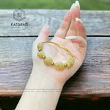  Vòng Dây Cáp Thạch Anh Tóc Vàng Mix Ngũ Điếu, Lu Thống, Cỏ Bốn Lá, Túi Tiền Và Bà Hồ Ly (Kim, Thổ) 