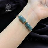  Vòng Dây Cáp Lam Ngọc Lu Thống Mix Ngũ Điếu (Không Kén Mệnh) 