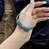  Vòng Dây Cáp Lam Ngọc Lu Thống Mix Ngũ Điếu (Không Kén Mệnh) 