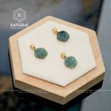  Mặt Dây Chuyền Ngọc Hoa Mẫu Đơn (Không Kén Mệnh) 