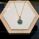  Mặt Dây Chuyền Ngọc Hoa Mẫu Đơn (Không Kén Mệnh) 