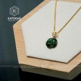  Mặt Dây Chuyền Ngọc Hoa Mẫu Đơn (Không Kén Mệnh) 