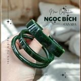  Vòng Ngọc Khối Ngọc Bích Canada 6-12ly Kèm Kiểm Định (Không Kén Mệnh) 