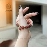  Vòng Dây Cáp Thạch Anh Tóc Đỏ Mix Ngũ Điếu, Lu Thống, Charm Túi Tiền Và Bà Hồ Ly (Thổ, Hỏa) 