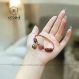  Vòng Dây Cáp Thạch Anh Tóc Đỏ Mix Ngũ Điếu, Lu Thống, Charm Túi Tiền Và Bà Hồ Ly (Thổ, Hỏa) 