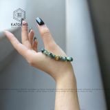  Vòng Đơn Ngọc Hoa Bay 7.6ly Mix Charm Chú Om Mani Padme Hum Vàng Tây 10K (Không Kén Mệnh) 
