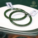  Vòng Ngọc Khối Ngọc Bích Canada Bản Đũa 6ly Kèm Kiểm Định (Không Kén Mệnh) 