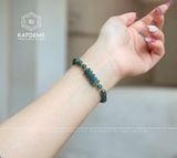  Vòng Đơn Tay Lam Ngọc 5.6ly Ngũ Điếu Mix Bi Vàng 10K (Không Kén Mệnh) 