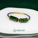  Vòng Dây Cáp Lu Thống Mix Ngũ Điếu Ngọc Bích Canada Vip (Không Kén Mệnh) 260525-1 