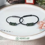  Cặp Đôi Vòng Dây Cáp Ngũ Điếu Ngọc Bích Canada Vip (Không Kén Mệnh) 260525-4 