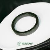  Vòng Ngọc Khối Ngọc Bích Canada Bản Vuông 9Ly Kèm Kiểm Định (Không Kén Mệnh) 