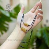  Vòng Cổ Lu Thống Thạch Anh Tóc Vàng (Kim, Thổ) 