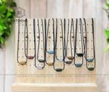  Vòng Cổ Lu Thống Đá Mắt Hổ Chạm Kim Tiền (Kim, Thổ) 