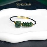  Vòng Dây Cáp Ngọc Bích Canada Ngũ Điếu Mix Túi Tài Lộc VIP (Không Kén Mệnh) 260525-18 