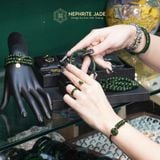  Vòng Dây Cáp Ngọc Bích Canada Ngũ Điếu Mix Túi Tài Lộc VIP (Không Kén Mệnh) 260525-18 